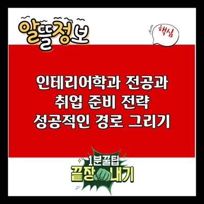 인테리어학과 전공과 취업 준비 전략: 성공적인 경로 그리기