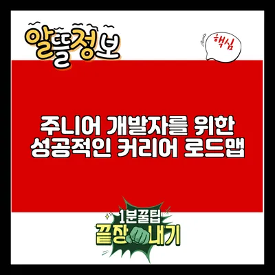 주니어 개발자를 위한 성공적인 커리어 로드맵